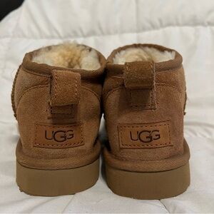 UGG Brown Ankle Boots with Sheepskin Lining